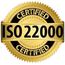 ISO 22000 Certified